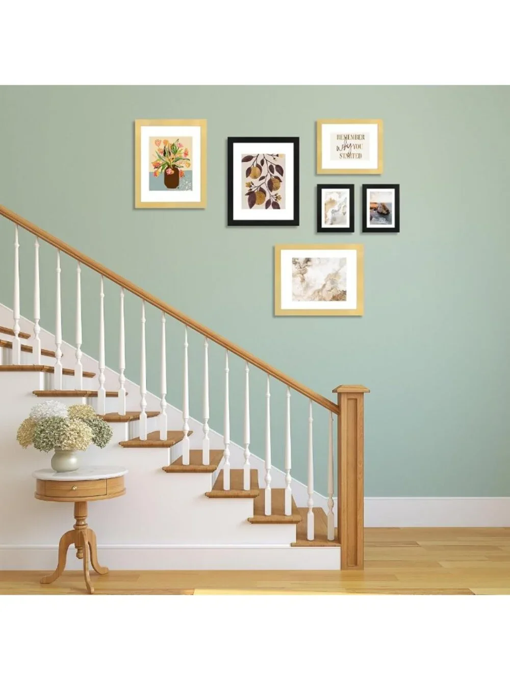 Set of 4 11x14 Picture Frames with Real Glass for Wall Mounting - Home Decor